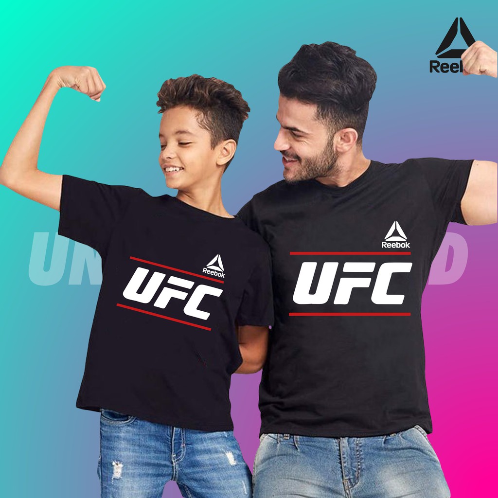 ⭐️⭐️⭐️⭐️⭐️BAJU KAOS UFC RBK EDITION 100% PREMIUM COTTON T SHIRT BAJU MEN / WOMEN / UNISEX / KIDS KAT