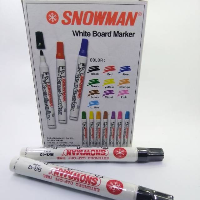 

Spidol Snowman WhiteBoard Murah / Spidol Papan Tulis Whiteboard (1 Pcs)