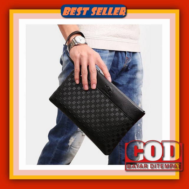 Dompet Bally Wallet Men Zip Travel Clutch Handbag Mirror Quality Premium Terbaru Modern Distro Masa 