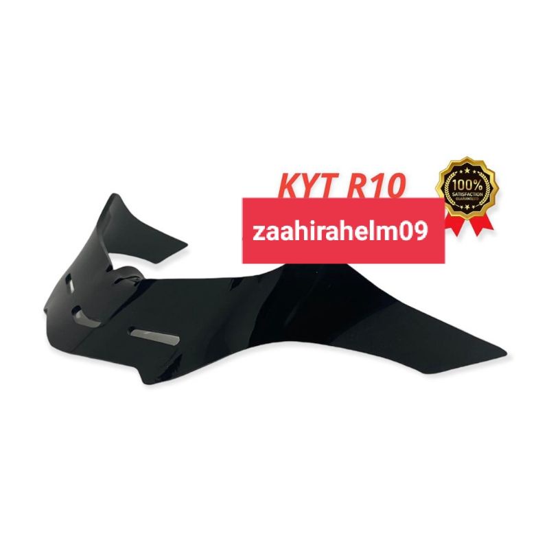 spoiler KYT r-10 akrilik berkualitas-Helm kyt r10 original 100-0Spoiler gpr helm KYT R10