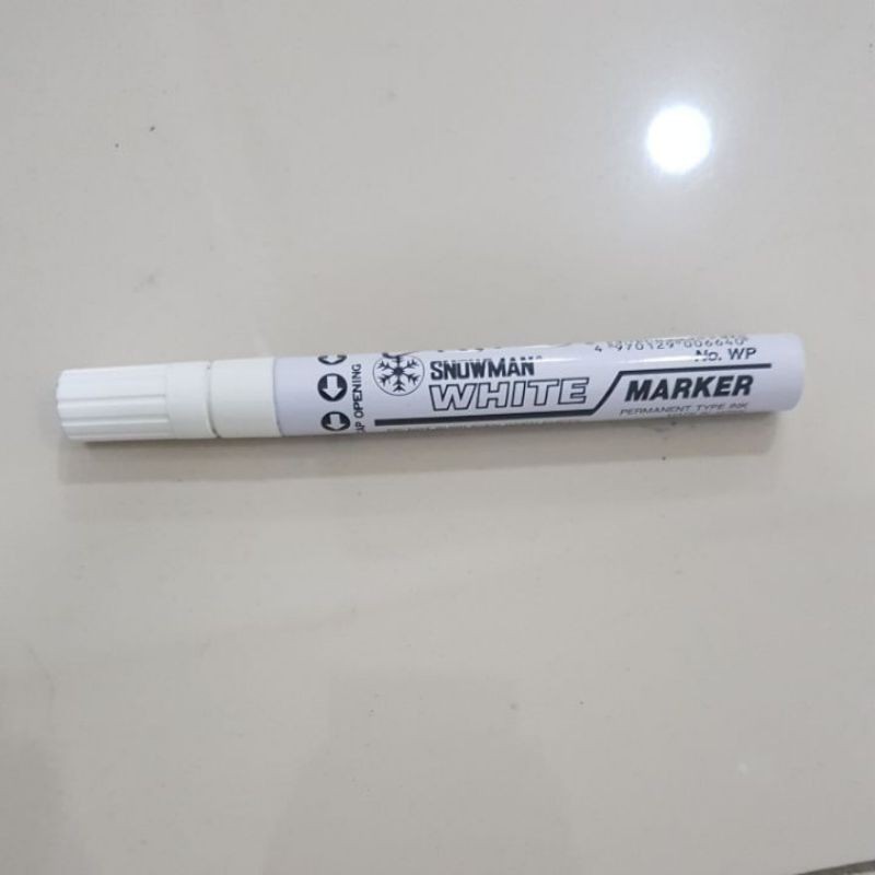 

spidol snowman white gold silver