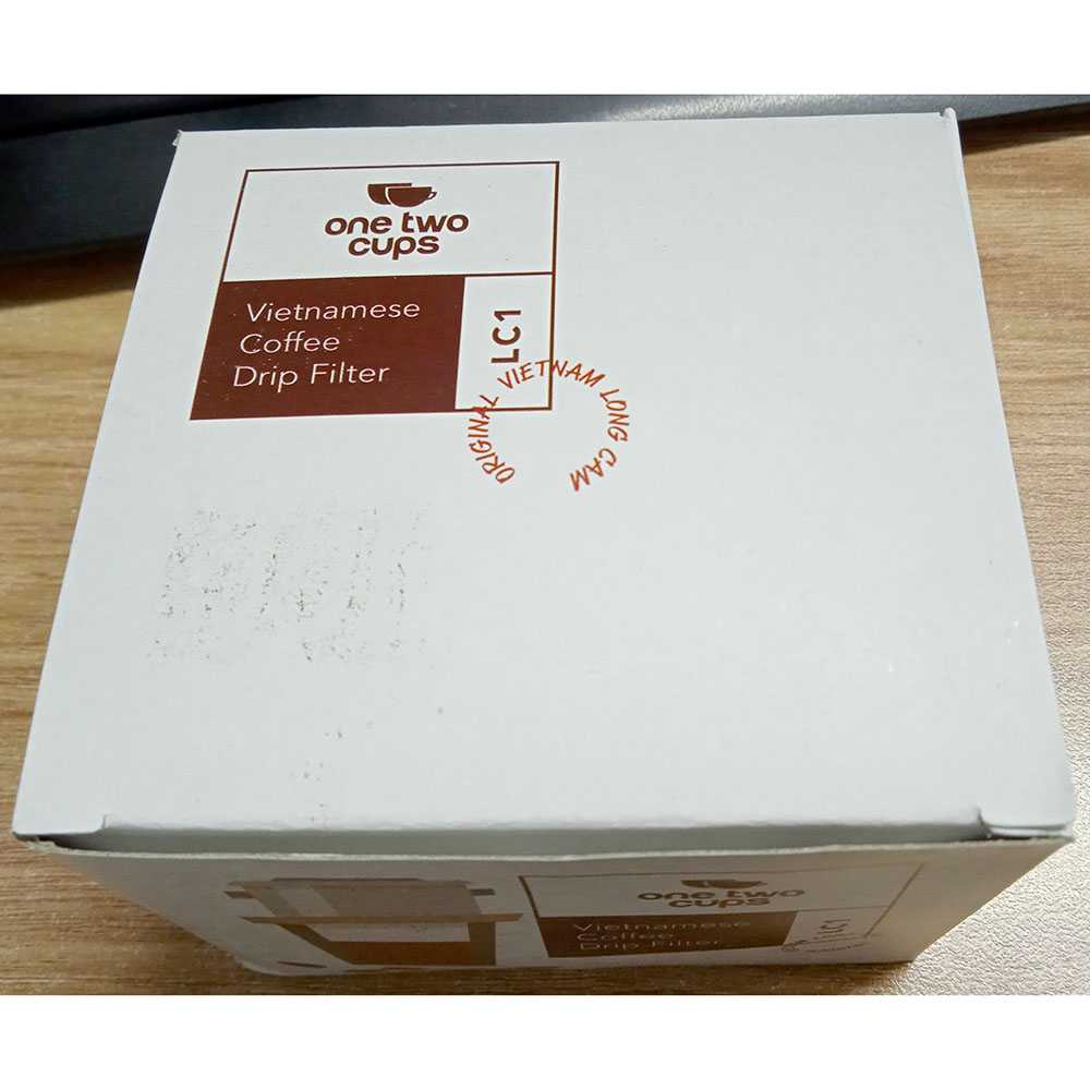 One Two Cups Filter Kopi Vietnamese Coffee Drip 100ml 8 Quai / Gelas Cangkir Filter Alat Penyaring Saring Saringan Kopi Tubruk Bubuk Peralatan Kopi Vietnam Drip Barista Stainless Portable / Vietnam Drip Dripper Coffee Maker Sekrup Set Murah Original