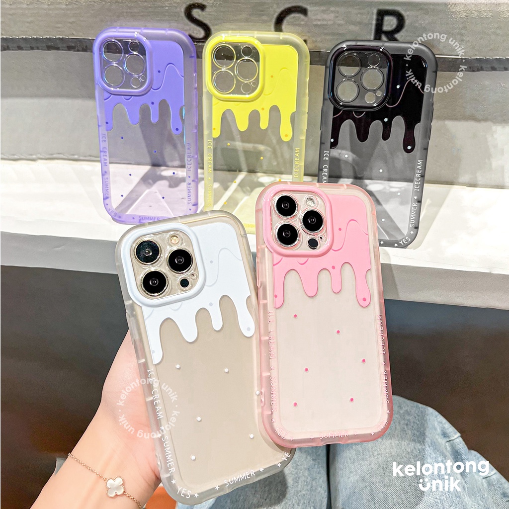 (Seri 2) For iPhone - Melting Ice Cream Shock Proof Case