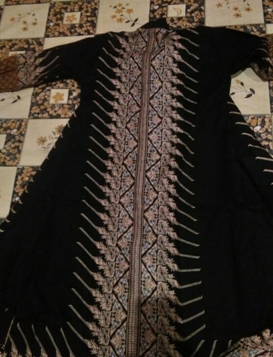 Batik Couple Keluarga Sania Ruffle Ori Ndoro Jowi Dnt Kondangan Pesta Nikahan Batik Modern,