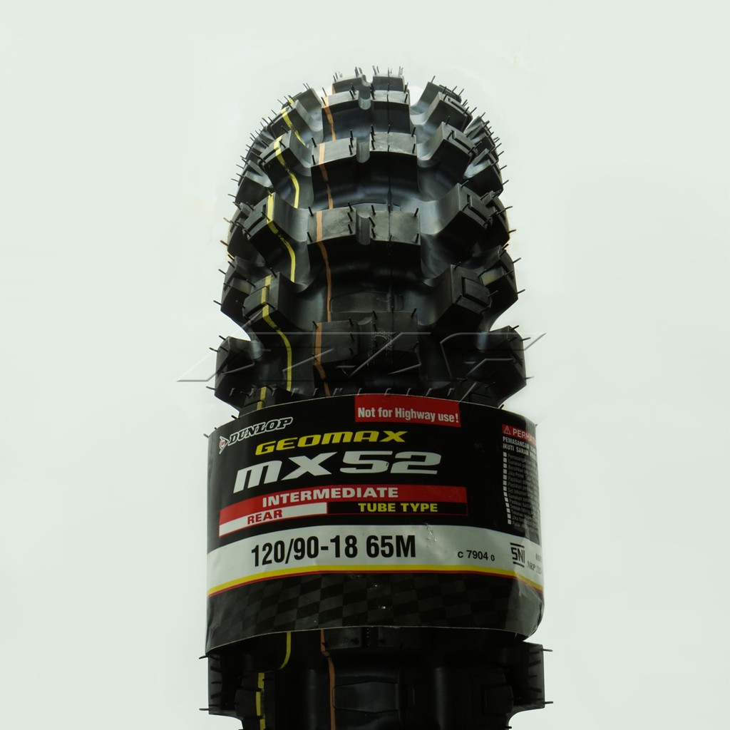 BAN DUNLOP GEOMAX MX 52 18 120/90 INTERMEDIATE
