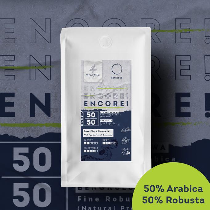 

[ COD ] Kopi Encore! 50/50 Blend 1kg Three Folks | Kopi Susu Espresso Blend KOMPLIT Kode 956