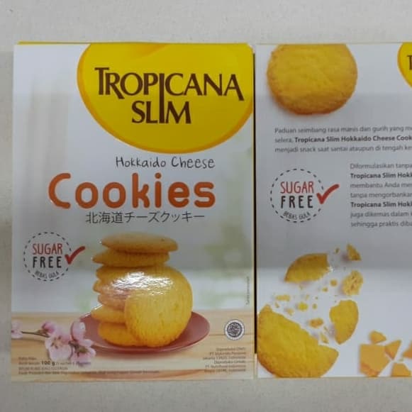 

tropicana slim cookies Hokkaido cheese 100gr