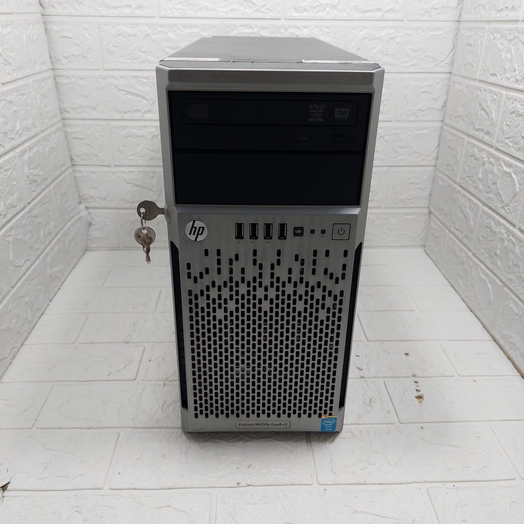 HP Proliant ML310e Gen8 v2 Server Tower Ram 8Gb (8Gbx1) HDD 1 TB  LIKE NEW Garansi Obral Termurah Seluruh Indonesia