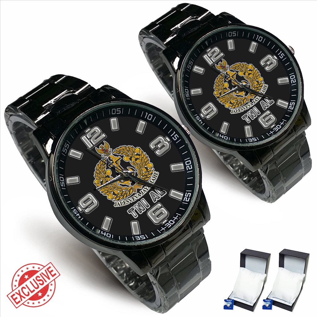 Jam Tangan Rantai Couple ANGKATAN LAUT TNI - 2 (Limited Edition)