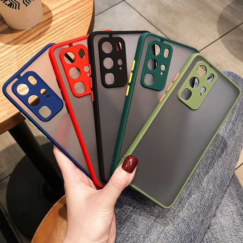 Hard Case Pelindung Lensa Kamera Belakang Warna Permen Untuk Huawei P40 Pro Plus P30 P20 Pro