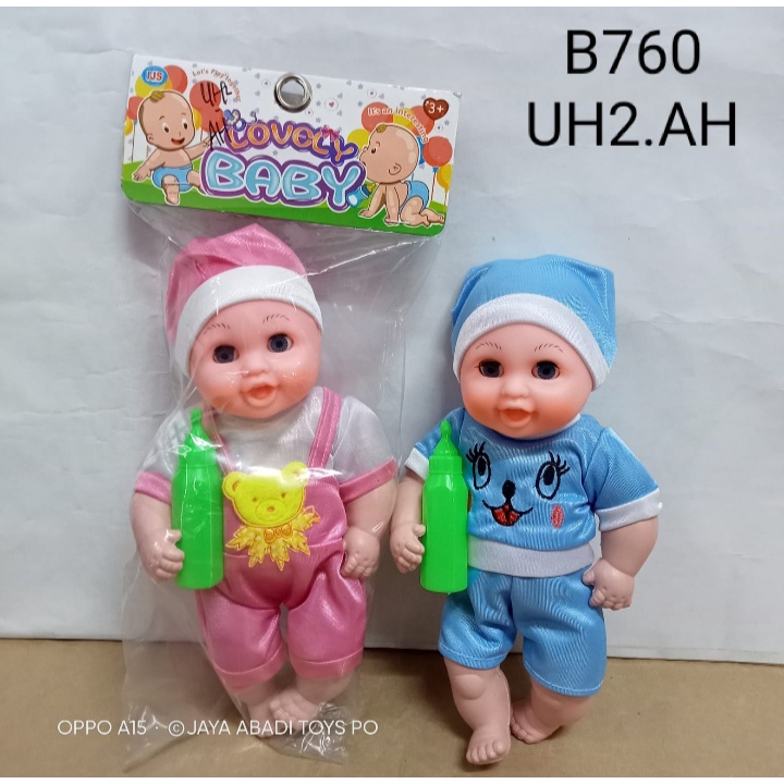 B 760 - Boneka baby bayi dot bunyi suara lagu B760