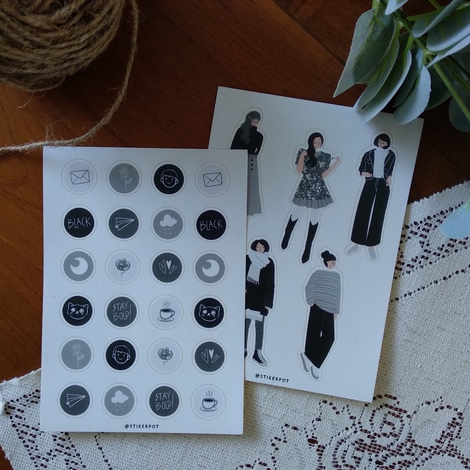 

STIKERPOT - Sticker aesthetic/ Sticker lucu/ Black Currant