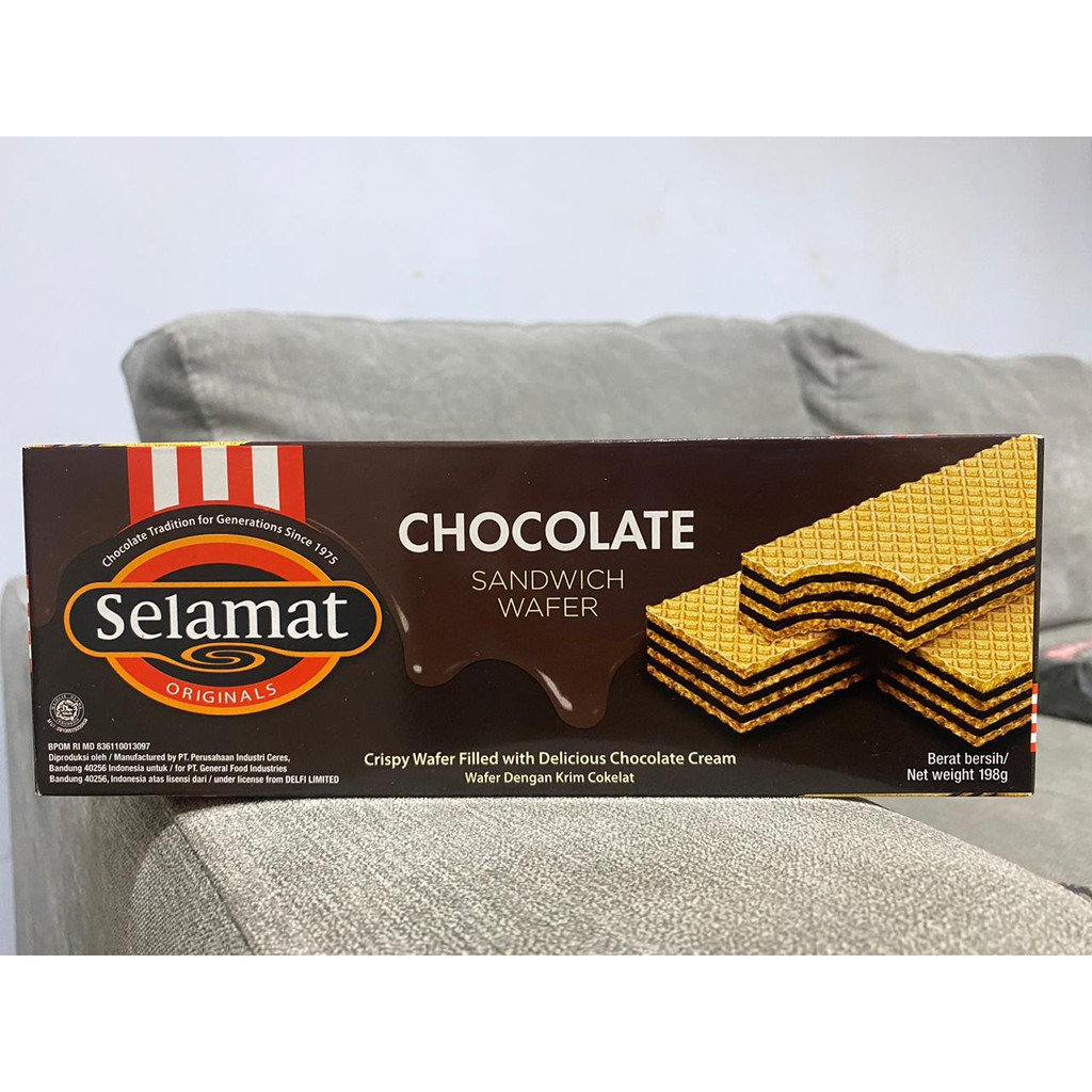 

Selamat WAFER Sandwich 198g - Cokelat