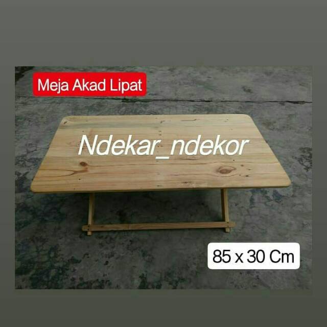 Meja Akad Lipat || Meja Akad Nikah || Dekorasi Akad Nikah