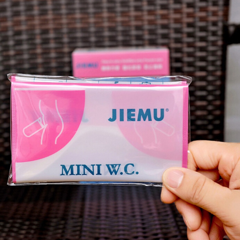 {LUCKID}4pcs Pink Disposable 700CC Urine Storage Bag Emergency Toilet Travel For Unisex