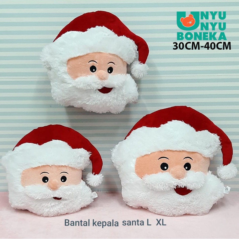 Bantal kepala duduk boneka santa natal mery Christmast lembuy reinder rusa souvernir