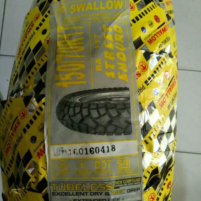 Ban SWALLOW 150/70-17 SB-117 SB117 STREET ENDURO TUBELESS