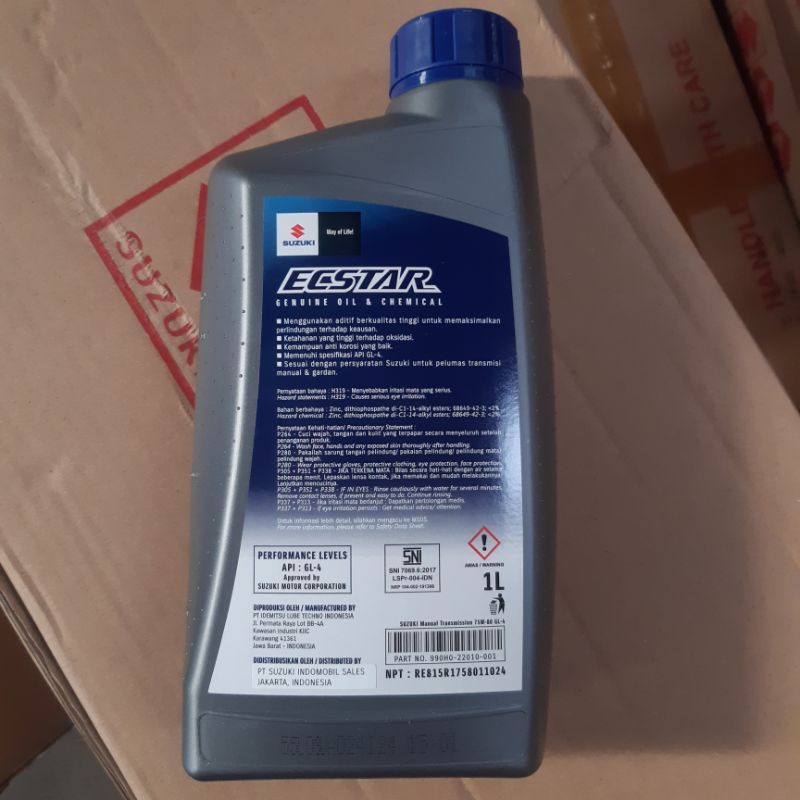 oli transmisi 75 80 - ertiga