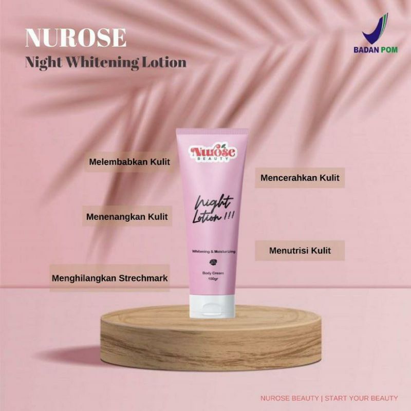 BEAUTYOLSS ❤️ Nurose Night Lotion BPOM (AMAN BUMIL BUSUI)