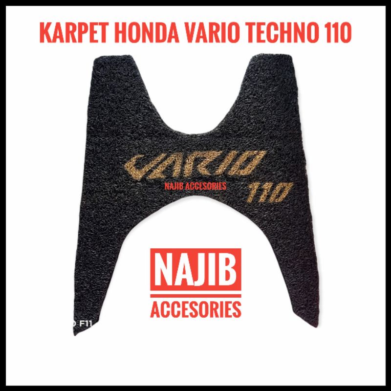 KARPET MOTOR VARIO TECHNO AKSESORIS VARIASI MOTOR VARIO TECHNO/CBS 110 KARPET SERABUT TERMURAH