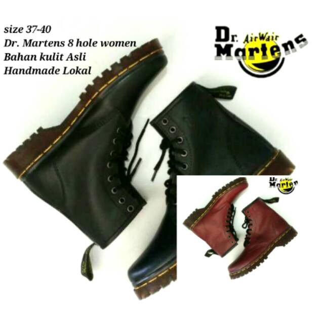 Boots Tinggi dan ankle boots wanita docmart Dr. Martens Galeri Intan Bandung