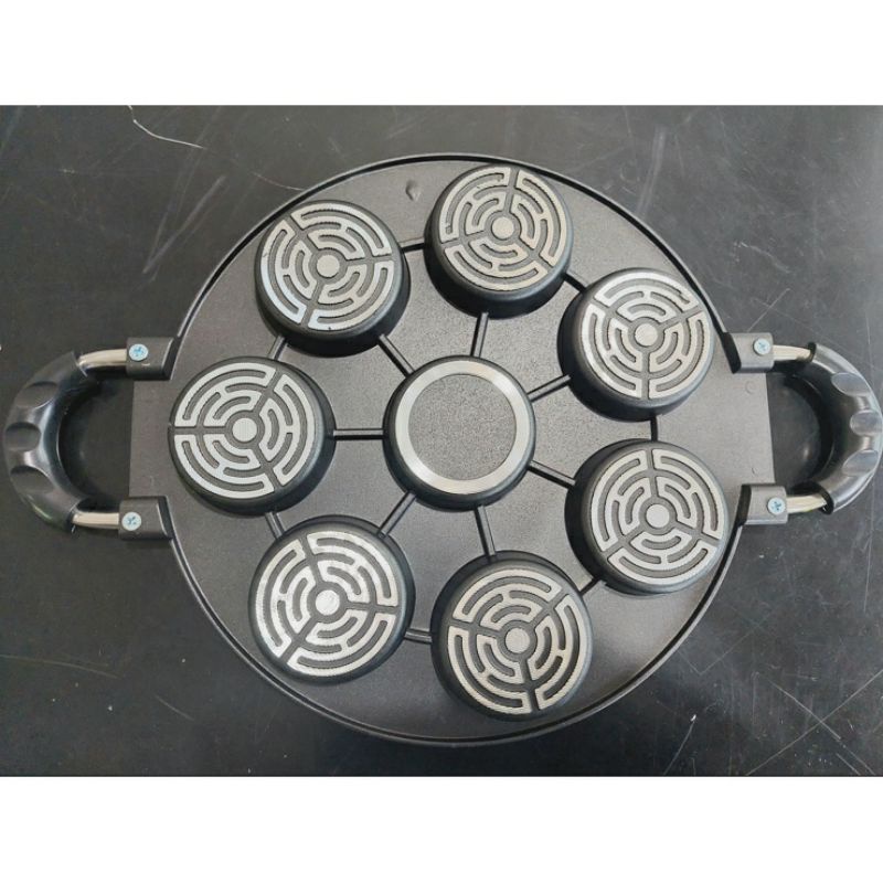 cetakan kue happy call 8 lubang apem martabak mini