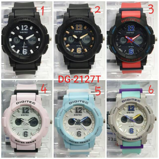 Jam tangan wanita Digitec DG 2127 original tahan air