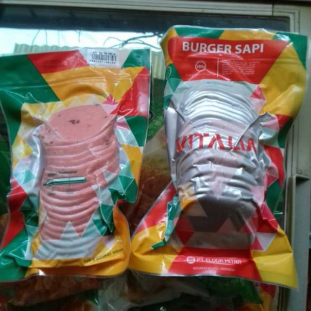 

Vitalia burger sapi mini 280gr 20s daging burger sapi