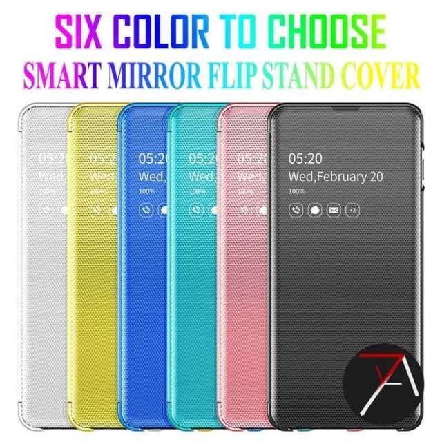 Samsung Note 10 Plus / Pro Flip Mirror Case Smart Cover Stand Casing Auto Sleep Awake Circle View