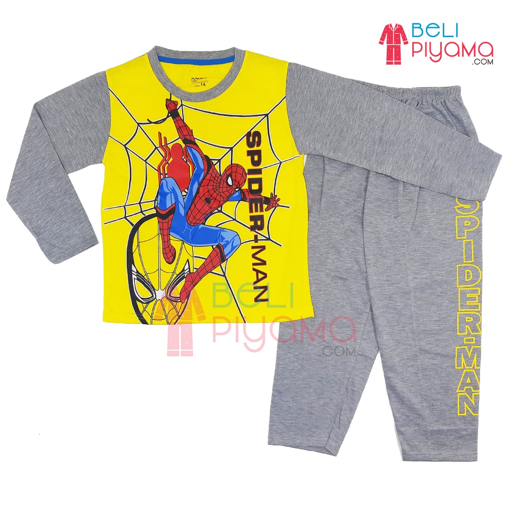 Baju Tidur Anak Laki Laki Setelan Anak laki Laki Piyama Anak Laki Laki 8 tahun - 12 tahun Lengan Pan