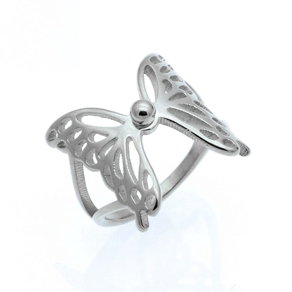 Cincin Kupu Kupu Butterfly Ring Bisa Disesuaikan