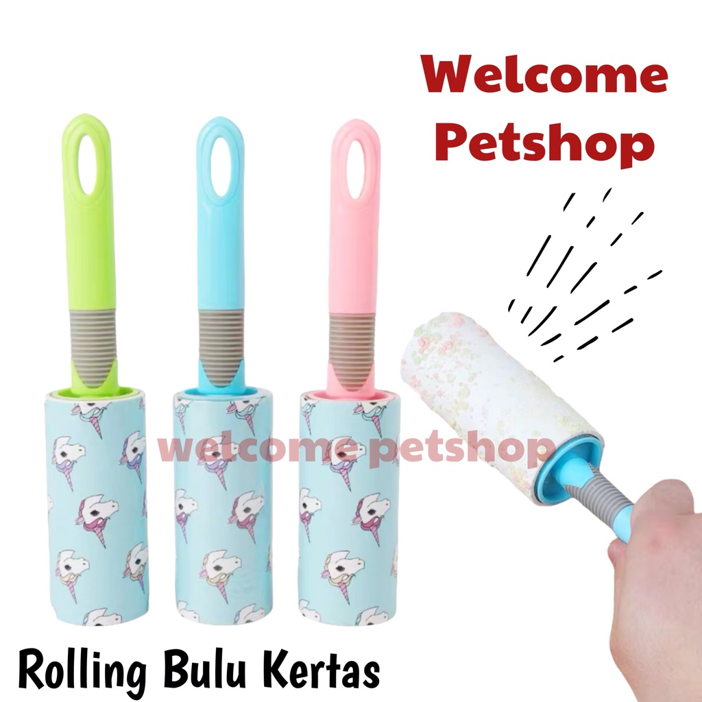 Roller Bulu Kertas KECIL / Bulu Hewan / Pengangkat Bulu