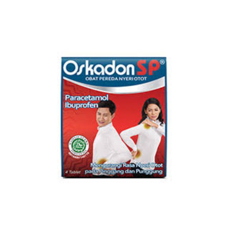 oskadon sp obat sakit pinggang nyeri otot isi 4 4's tablet tab / strip