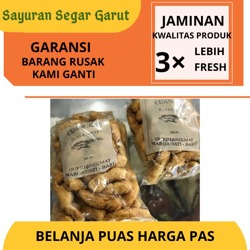 

Cuanki Lidah isi 50 pcs Makanan Ringan Toping Baso Aci Seblak Khas by Sayuran Segar garut