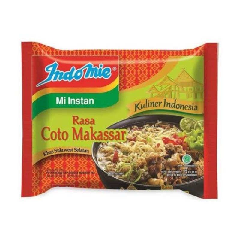 

Indomie Rasa Coto Makassar Mie Instan 75 g