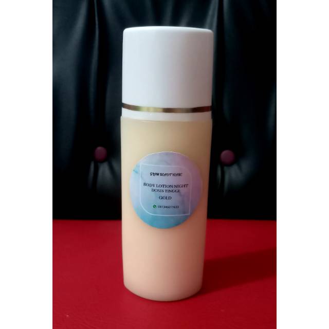 [ORIGINAL] BODY WHITENING SUPER NIGHT/HB RACIK DOSIS TINGGI/GOLD
