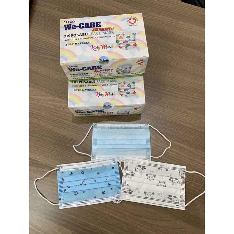 Masker anak We Care Kids isi 50pcs/Box