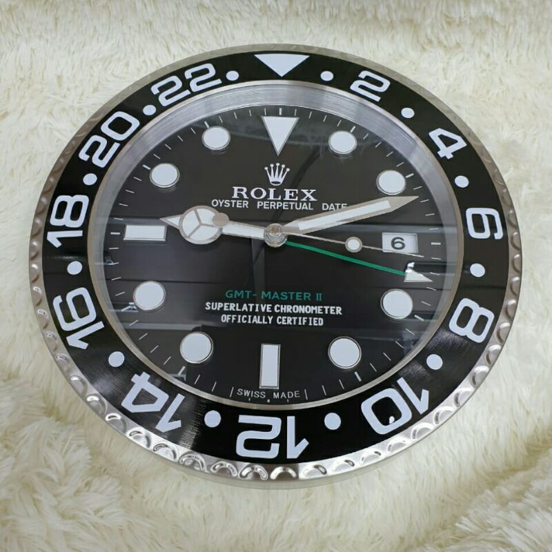 JAM DINDING ROLEX GMT MASTER II GANTUNG BATRE KUALITAS ORIGINAL
