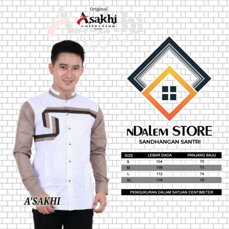 BAJU KOKO AZ ZAHIR BAJU KOKO PRIA TERBARU BAJU KOKO KEKINIAN BAJU KOKO HADROH AZ ZAHIR BAJU KOKO