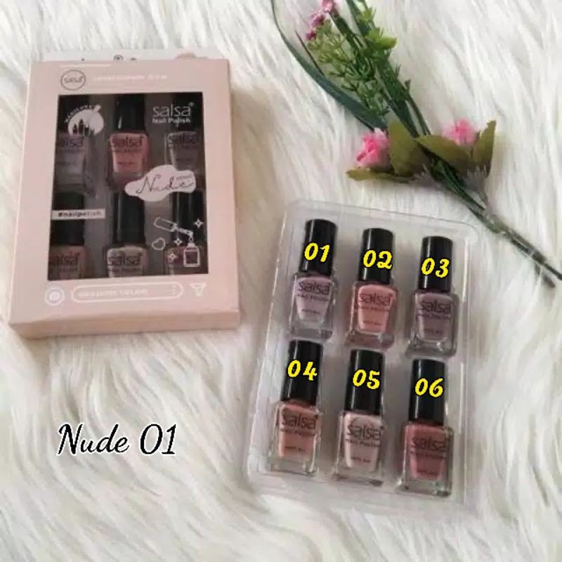 ECERAN KUTEK SALSA NAIL POLISH 8 ML / PEWARNA KUKU