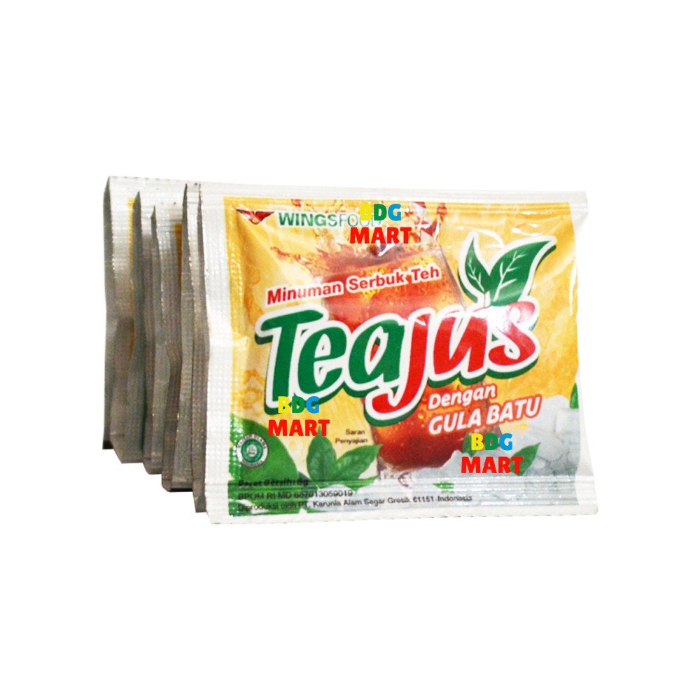 

RENCENG Wings Food Tea Jus Gula Batu Perpaduan Teh Dengan Manisnya Gula Batu - 10 x 8gr