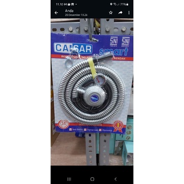 Selang Gas kepala gas regulator LPG CAISAR GASCOMP