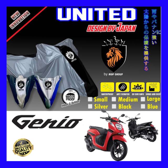 UNITED - SARUNG - COVER MOTOR - HONDA - GENIO