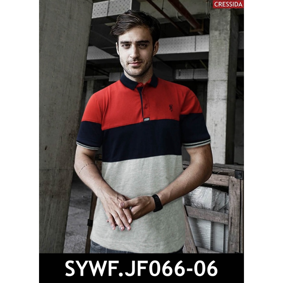 gos KPB CRESSIDA KAOS POLO KERAH Cowok Pakaian Pria Baju Polo Kerah