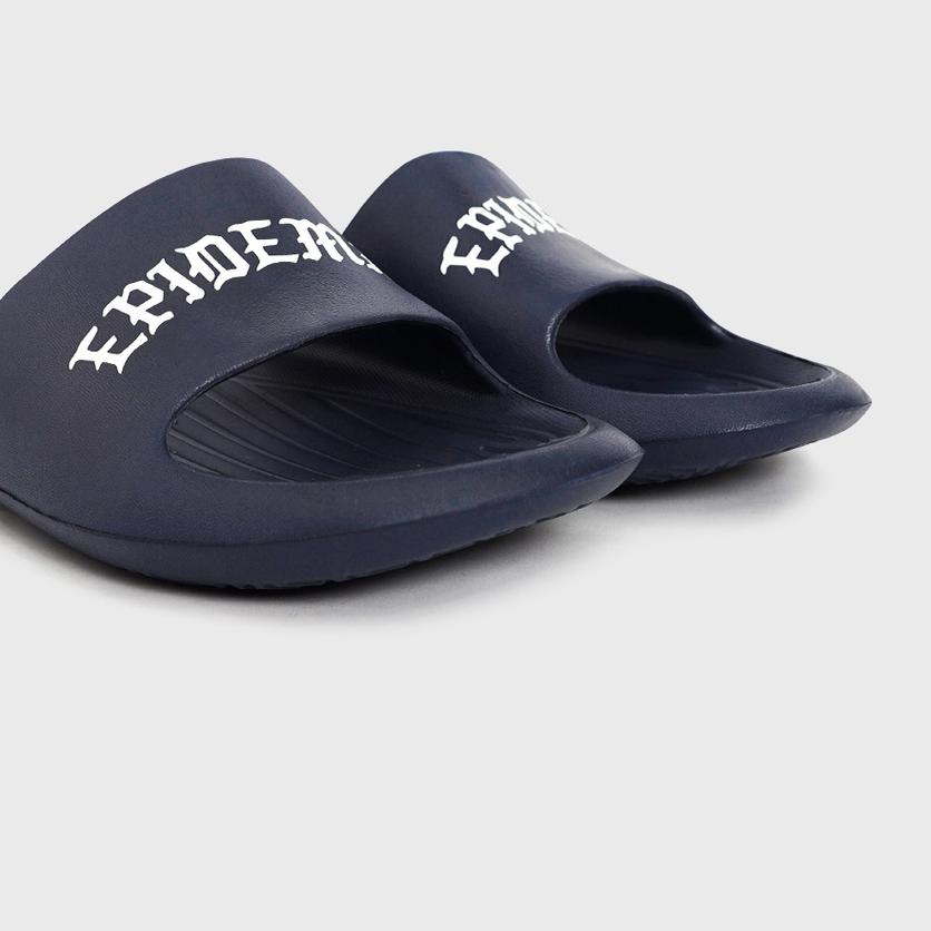 ✲ Epidemic Slide Sandal Navy Goth ☪