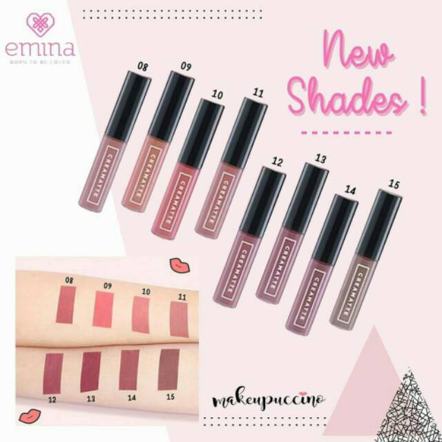 ☃Cutezz_Ching1☃Emina Creamatte Lip Cream 5.5g - Lip Cream