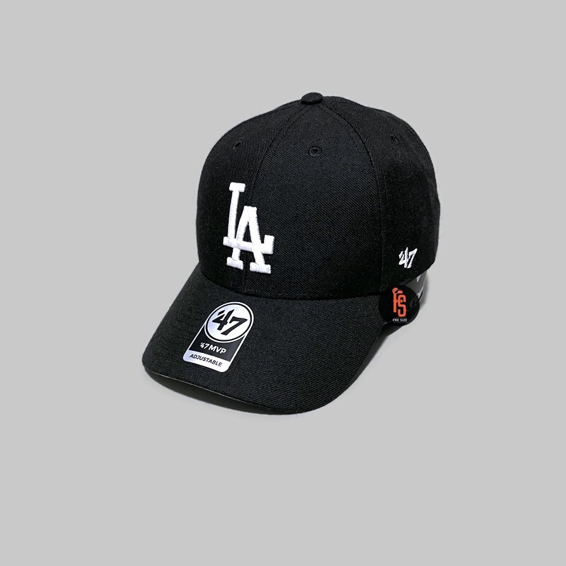 TOPI ORIGINAL 47 MVP LOS ANGELES DODGERS BLACK WHITE