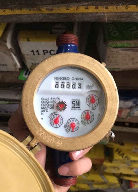 Meteran Air Besi Water Meter Besi SNI