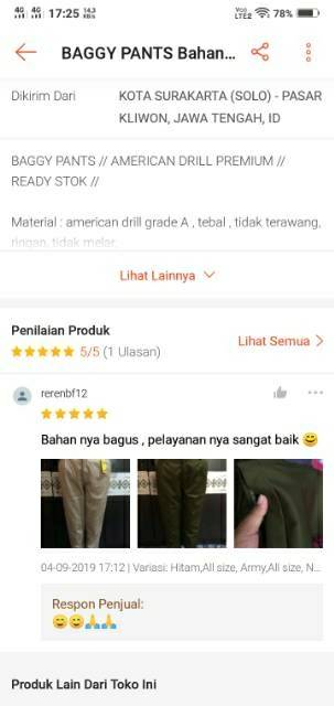 BAGGY PANTS MURAH