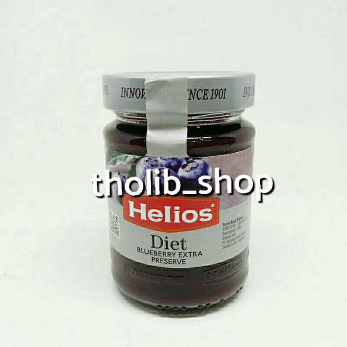 

Helios diet blueberry extra preserve 280 gr jar